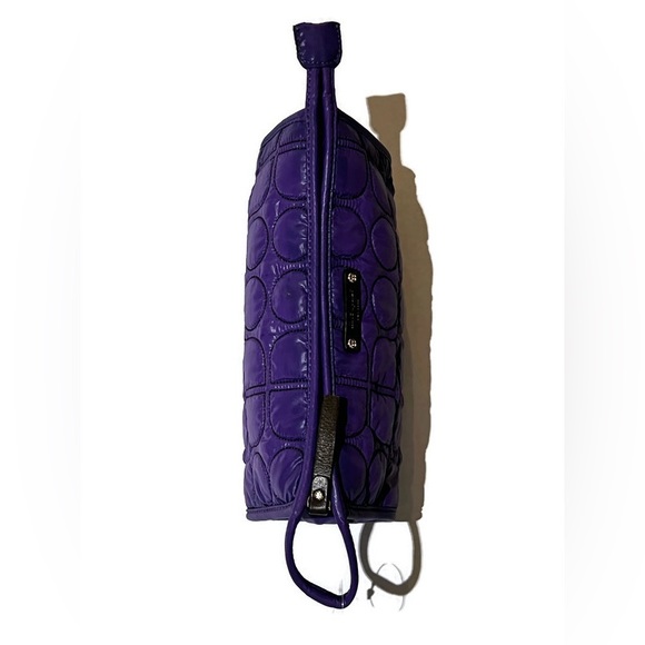 NWT Kate Spade purple quilted makeup bag with water resistant lining. - Picture 5 of 6